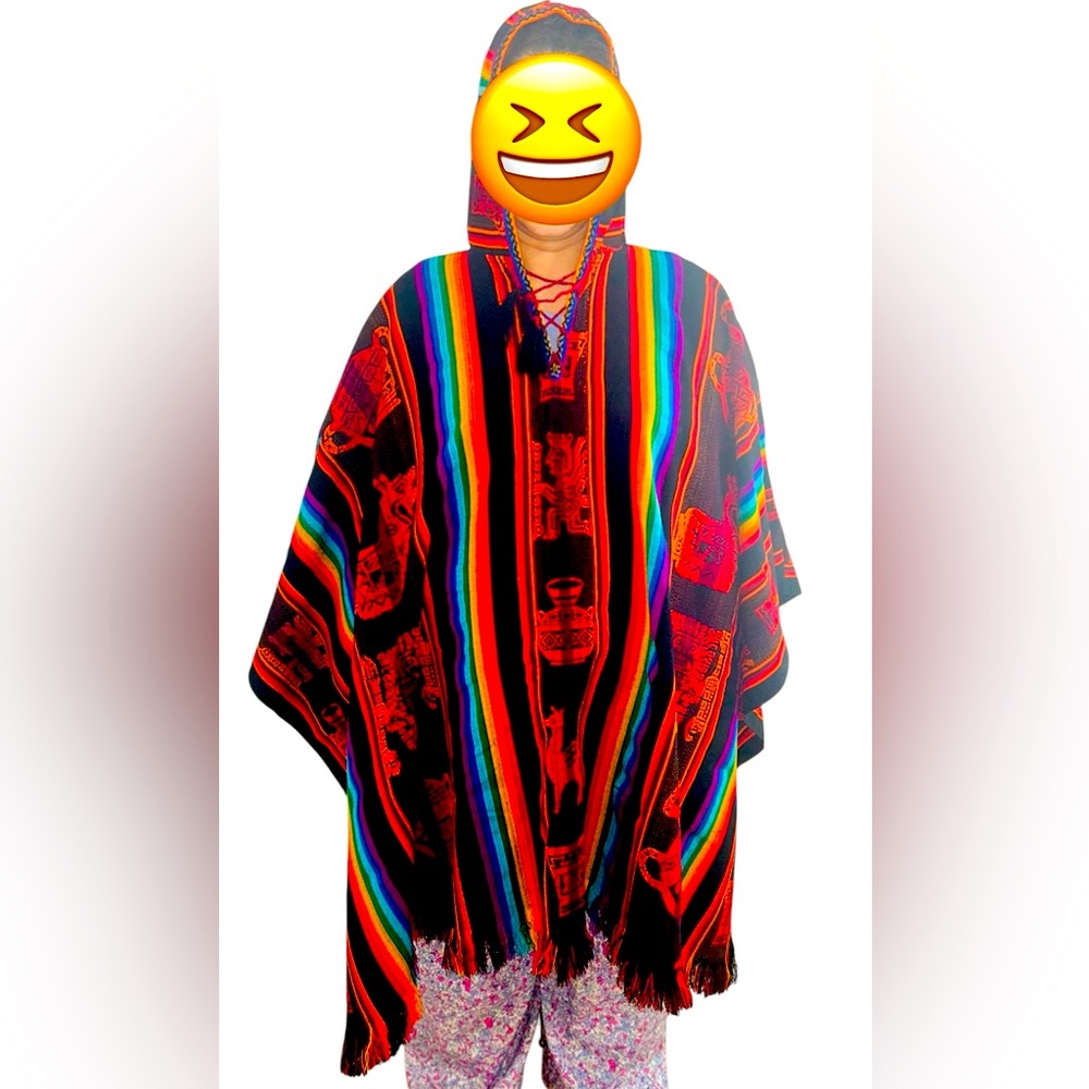 Peruvian Alpaca Poncho